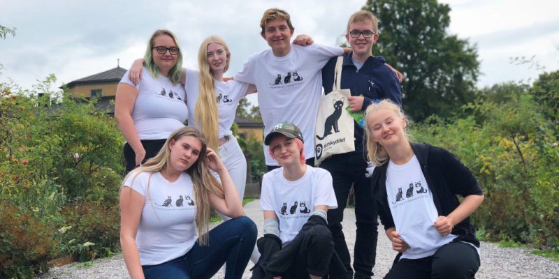 Styrelsen 2018 i Djurskyddet Ungdoms-tröjor